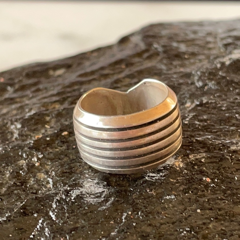 Sterling Band  Ring Native American Vintage